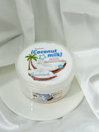 Coconut Milk Cloud Slime.Thick, stretchy slime